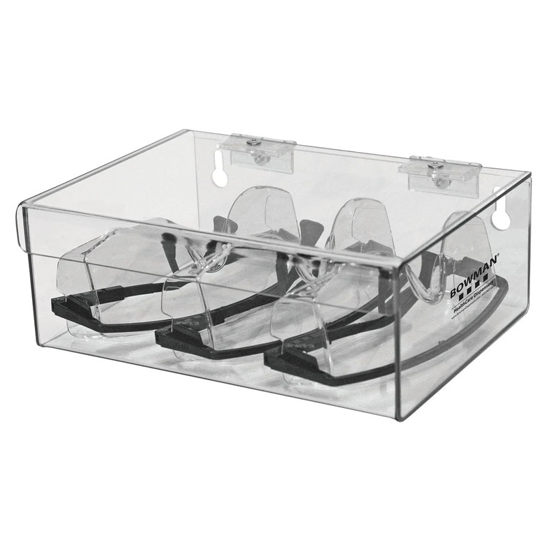 Hinged Lid Storage Box Clear